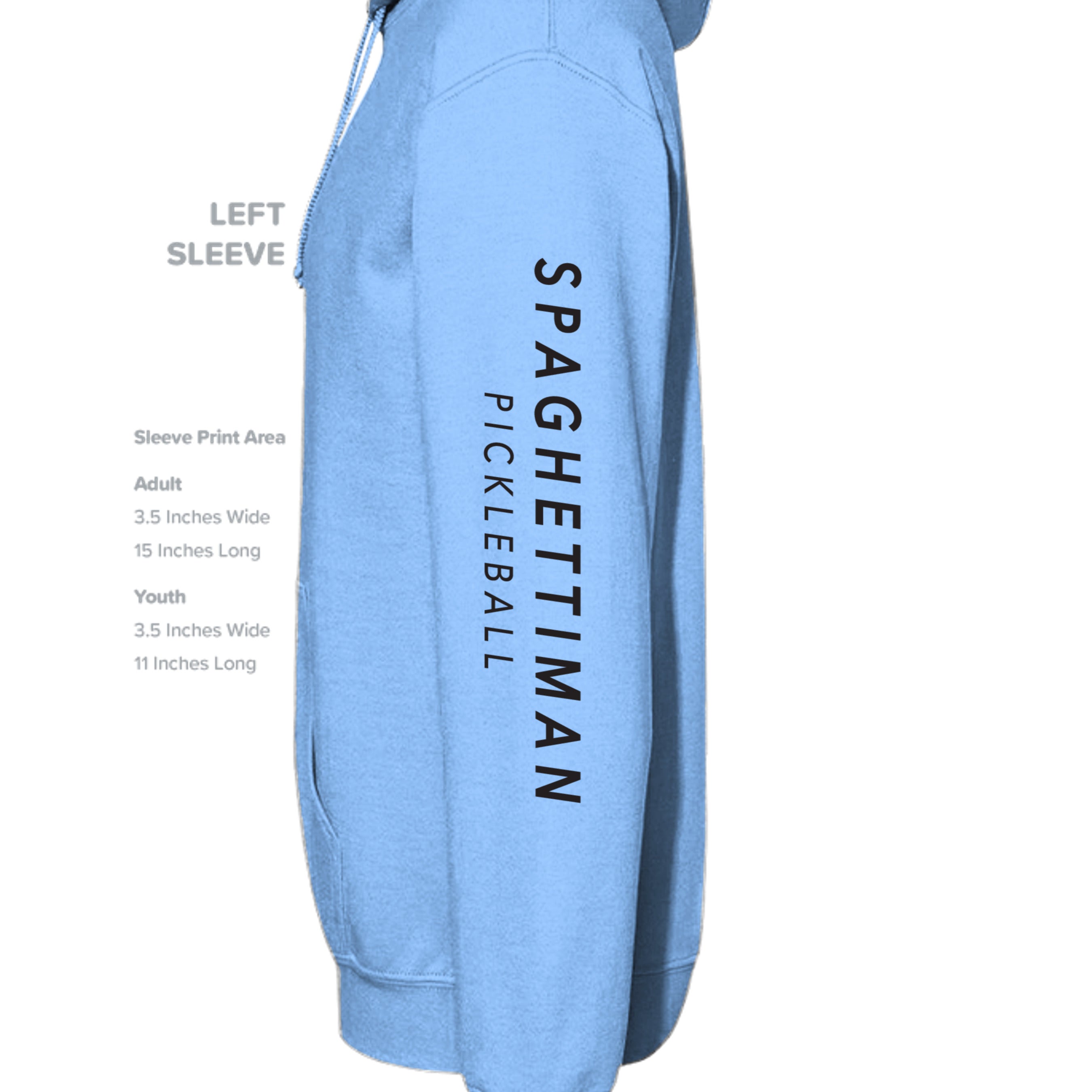 CAROLINA BLUE - G185 - SLEEVE_LEFT